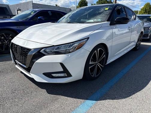 White 2020 Nissan Sentra SR