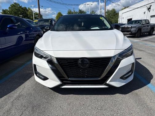 White 2020 Nissan Sentra SR