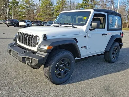 Bright White Clear-Coat Exterior Paint 2026 Jeep Wrangler Sport