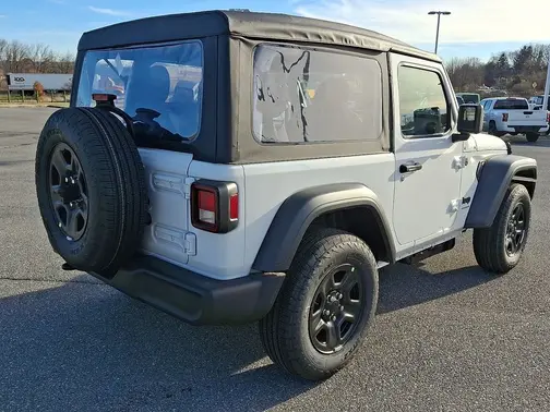 Bright White Clear-Coat Exterior Paint 2026 Jeep Wrangler Sport