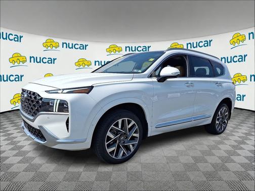 White 2023 Hyundai SANTA FE Calligraphy