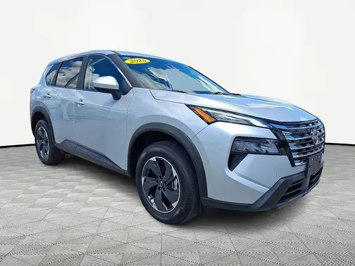 Silver 2025 Nissan Rogue SV