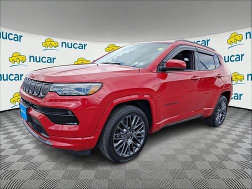 Red 2022 Jeep Compass Limited