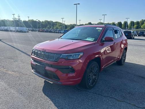 Red 2022 Jeep Compass Limited