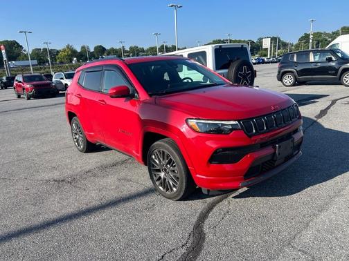 Red 2022 Jeep Compass Limited