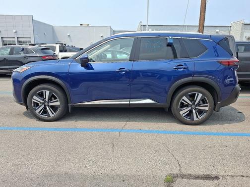 Blue 2021 Nissan Rogue SL