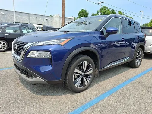 Blue 2021 Nissan Rogue SL