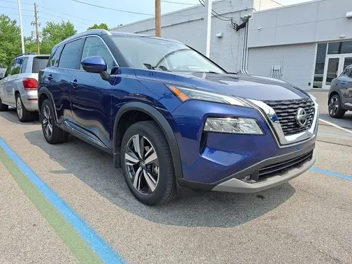 Blue 2021 Nissan Rogue SL