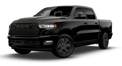 Diamond Black Crystal Pearl-Coat Exterior Paint 2026 RAM 1500 BIG HORN