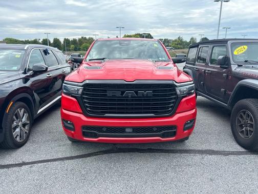 Red 2025 RAM 1500 Laramie