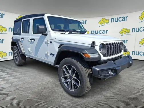 Bright White Clear-Coat Exterior Paint 2025 Jeep Wrangler 4xe Sport S 4xe