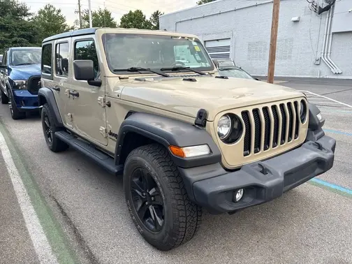 Beige 2022 Jeep Wrangler Unlimited Sport Altitude
