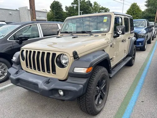Beige 2022 Jeep Wrangler Unlimited Sport Altitude