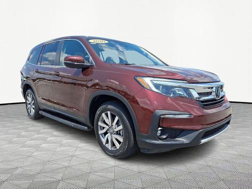 Red 2020 Honda Pilot EX-L
