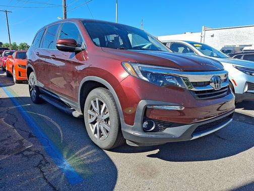Red 2020 Honda Pilot EX-L