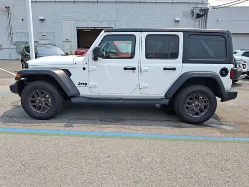 White 2024 Jeep Wrangler Sport S