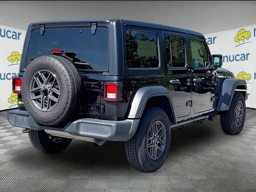 Black 2024 Jeep Wrangler Sport S
