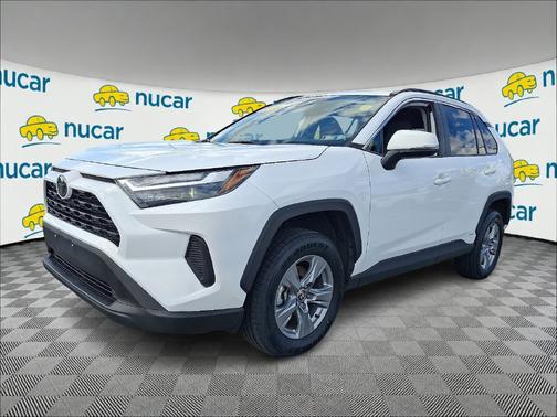 White 2025 Toyota RAV4 Hybrid XLE