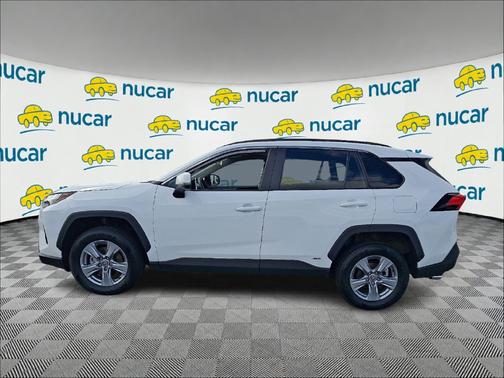 White 2025 Toyota RAV4 Hybrid XLE