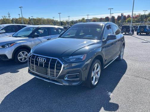 Gray 2021 Audi Q5 45 Premium Plus