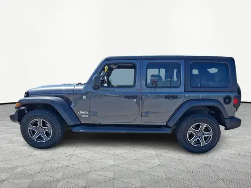Gray 2018 Jeep Wrangler Unlimited Sport S