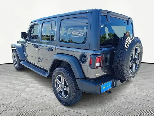 Gray 2018 Jeep Wrangler Unlimited Sport S