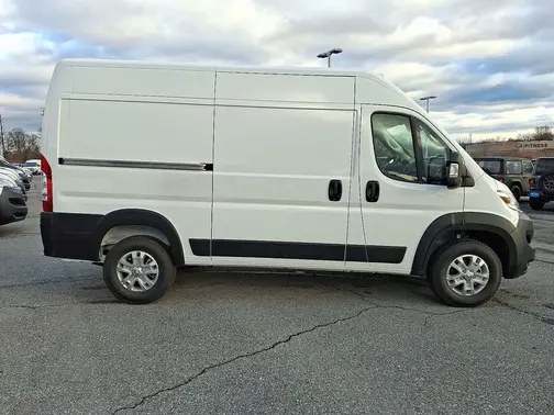 Bright White Clear-Coat Exterior Paint 2026 RAM ProMaster 2500 High Roof