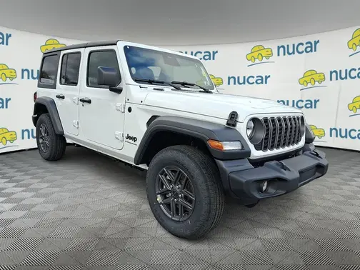 Bright White Clear-Coat Exterior Paint 2026 Jeep Wrangler Sport S