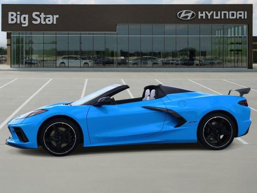 Rapid Blue 2025 Chevrolet Corvette Stingray w/2LT