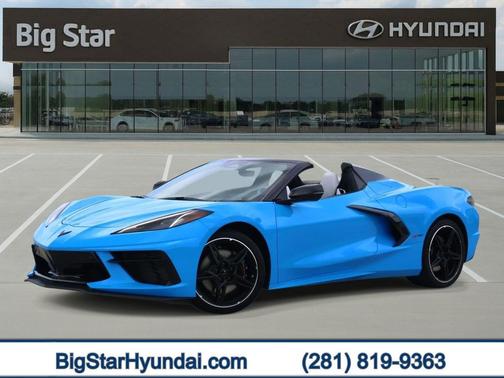 Rapid Blue 2025 Chevrolet Corvette Stingray w/2LT