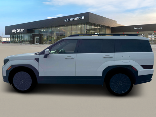 Serenity White 2026 Hyundai SANTA FE Calligraphy
