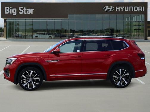 Red Metallic 2024 Volkswagen Atlas 2.0T SEL Premium R-Line 4MOTION