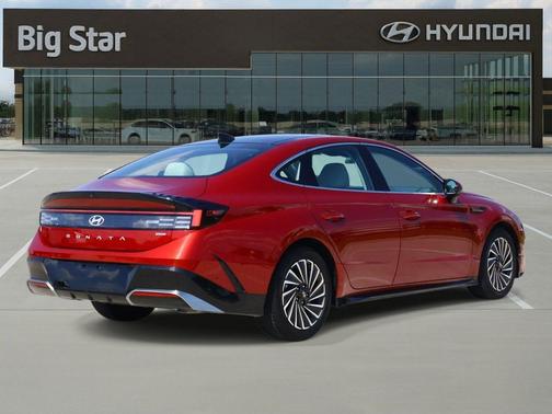Ultimate red 2024 Hyundai SONATA Hybrid Limited