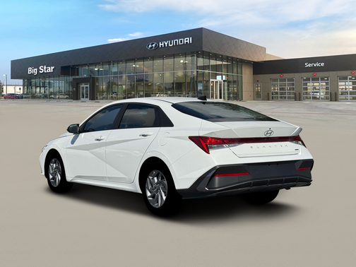 Serenity White 2026 Hyundai ELANTRA HEV Blue