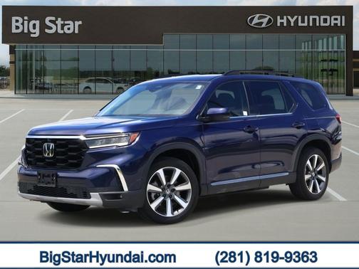 Obsidian Blue Pearl 2025 Honda Pilot Elite