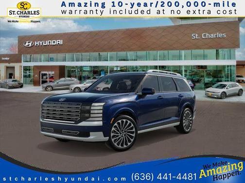 Classy Blue Pearl 2026 Hyundai Palisade Hybrid Calligraphy