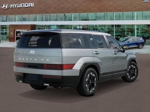 Shimmering Silver 2026 Hyundai SANTA FE HEV SE AWD