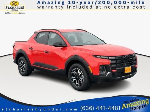 Canyon Red 2025 Hyundai SANTA CRUZ XRT