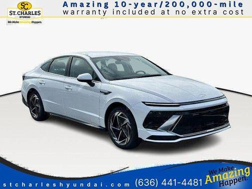 Serenity White 2026 Hyundai SONATA SEL