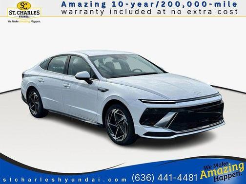 Serenity White 2026 Hyundai SONATA SEL