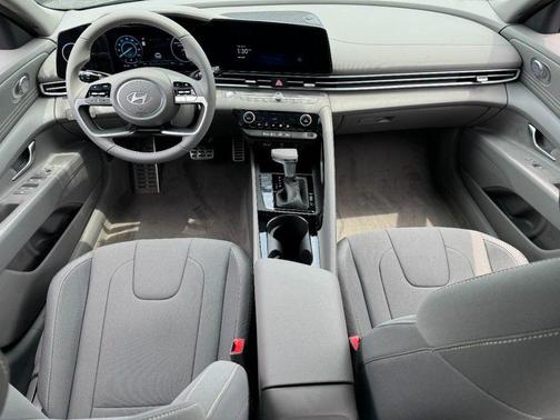 Ecotronic Gray 2025 Hyundai ELANTRA HEV SEL Sport