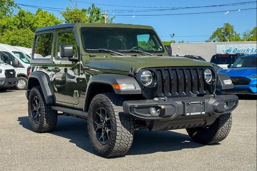 Sarge Green Clearcoat 2021 Jeep Wrangler Willys