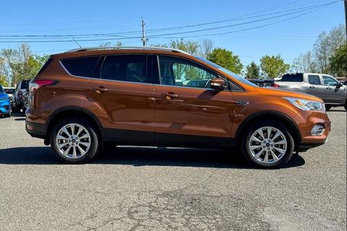 Orange 2017 Ford Escape Titanium