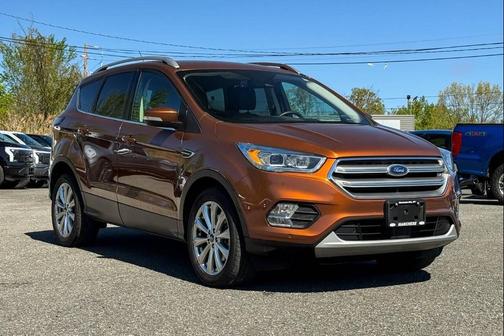 Orange 2017 Ford Escape Titanium