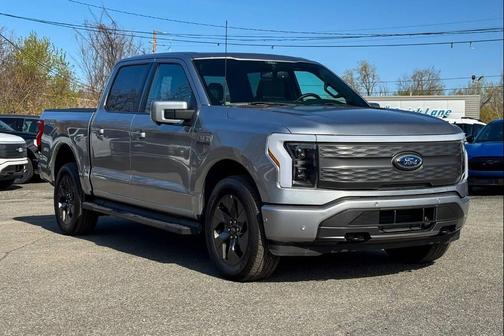 Iconic Silver Metallic 2022 Ford F-150 Lightning LARIAT