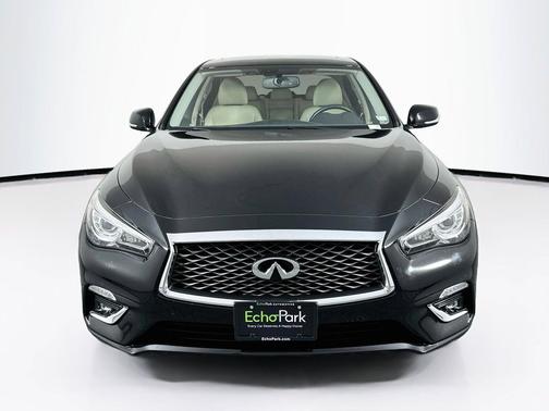 Black Obsidian 2018 INFINITI Q50 3.0t LUXE