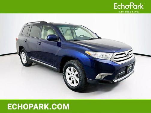 Nautical Blue Metallic 2012 Toyota Highlander SE