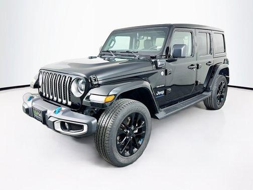Black Clearcoat 2023 Jeep Wrangler 4xe Sahara