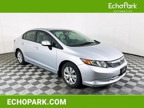 Silver 2012 Honda Civic LX
