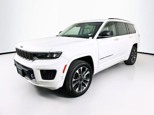 Bright White Clearcoat 2021 Jeep Grand Cherokee L Overland